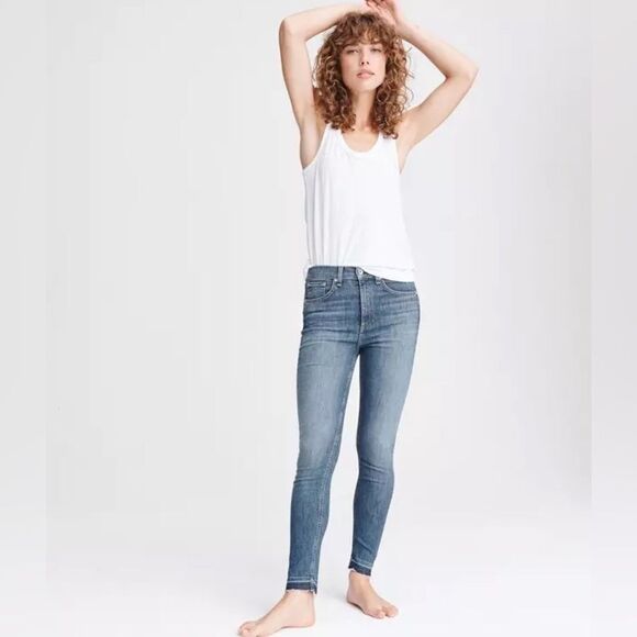 Rag & Bone High Rise Ankle Skinny jean - size 23 - Picture 3 of 8